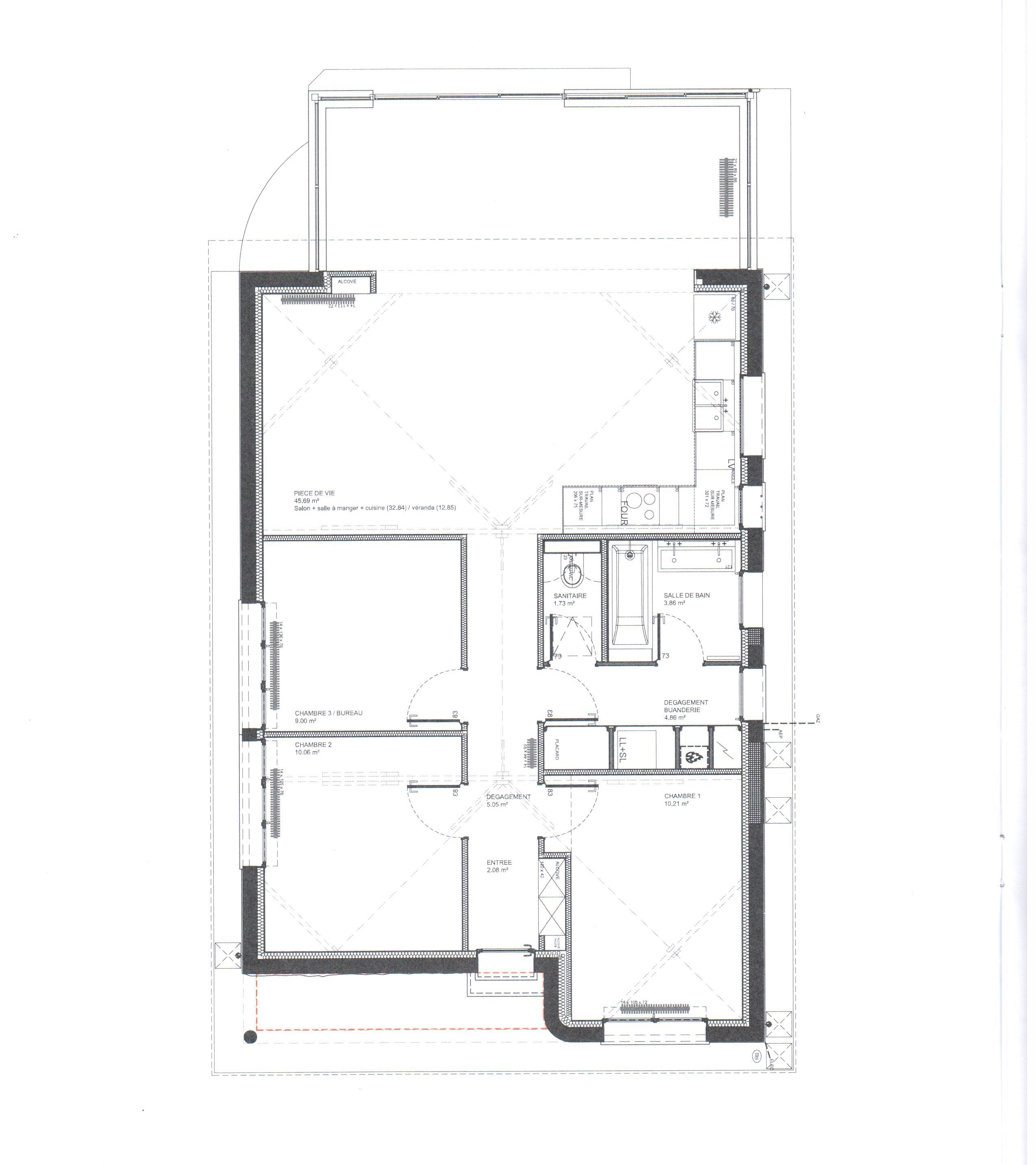 Plan - Maison St Bris