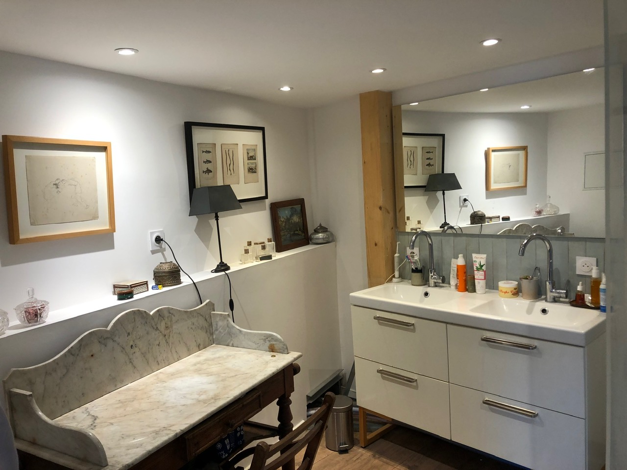 Salle de bain - Appartement 89 m2 Bordeaux