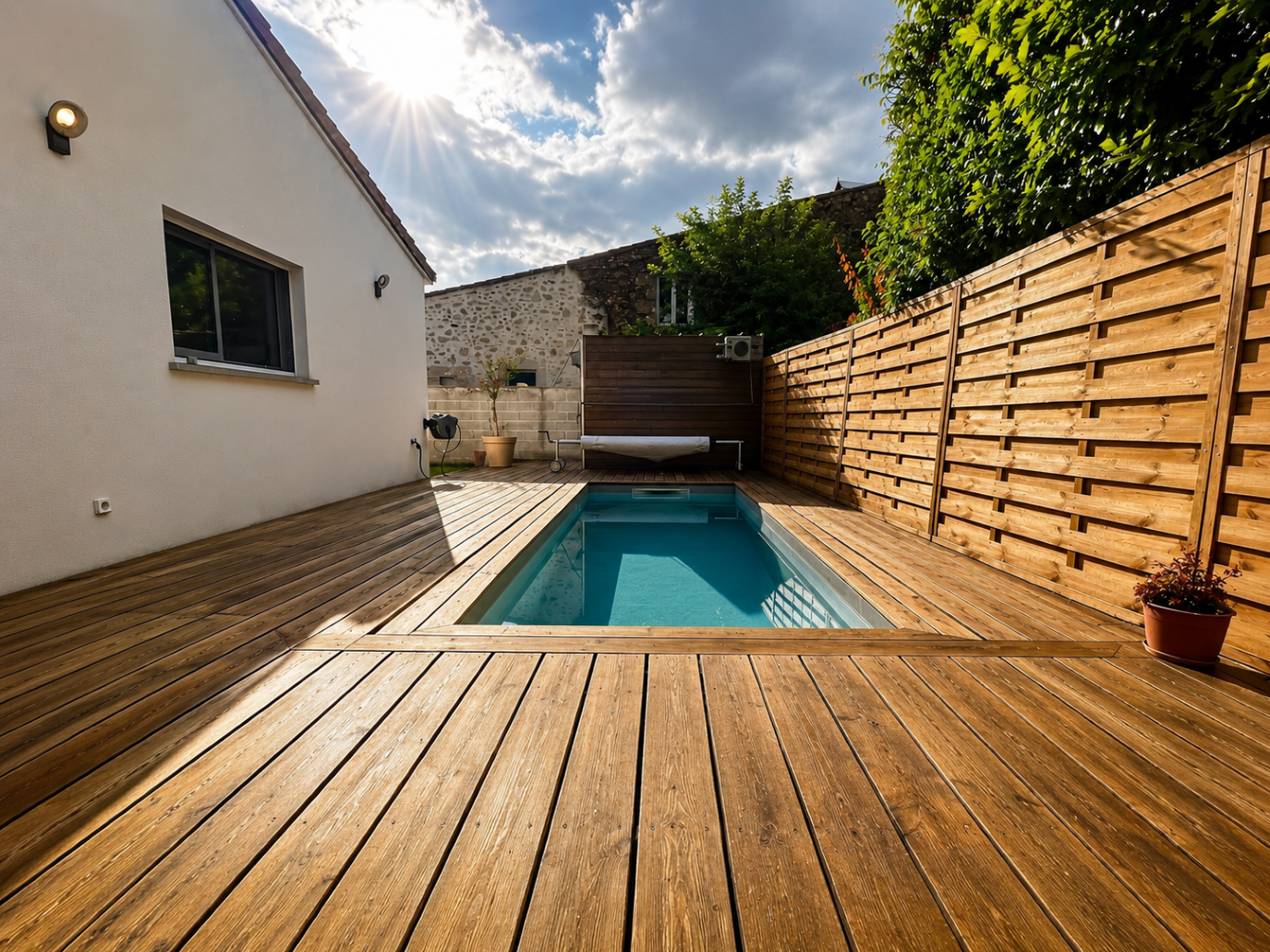 piscine-Maison 110 m²  Portets