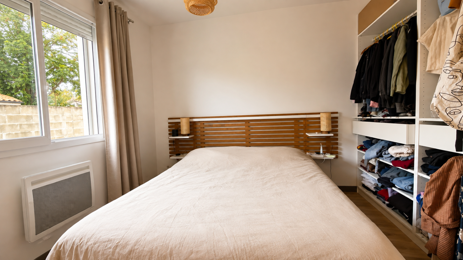 Chambre-Maison 110 m²  Portets